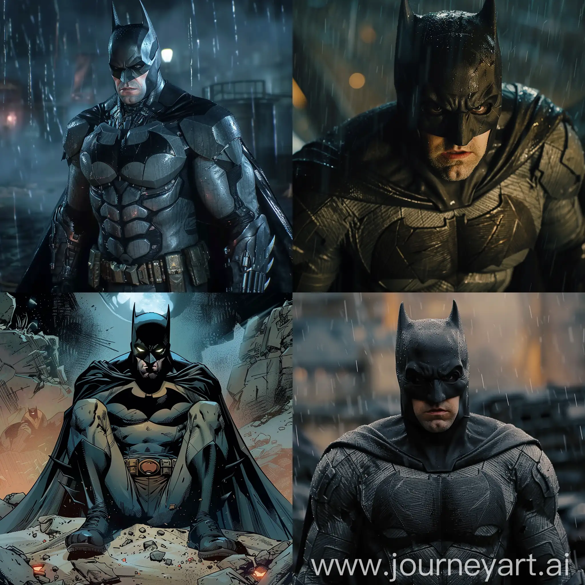 Batman-Action-Figure-Standing-Tall-in-Dark-Environment