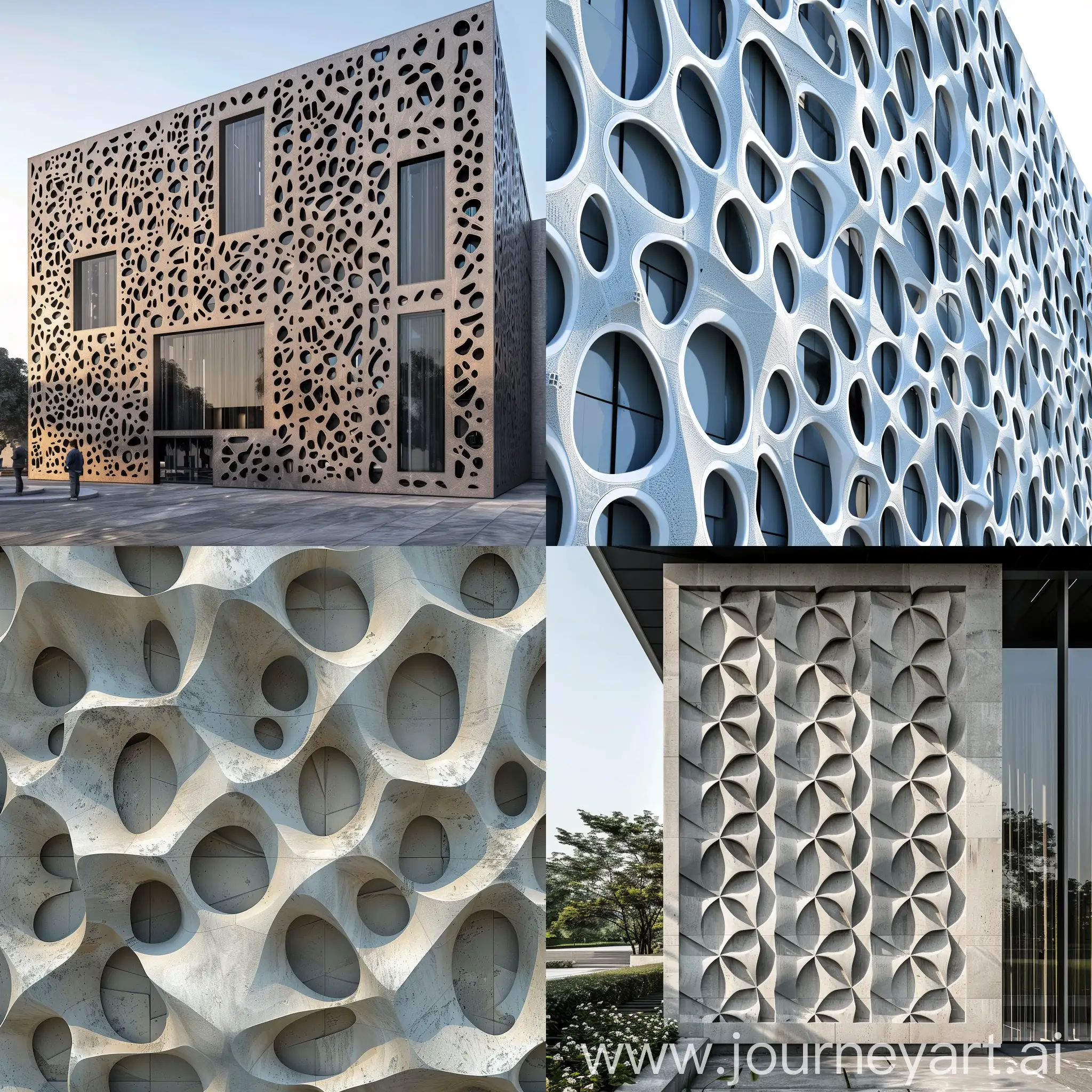 parametric archeticure complex facade panels