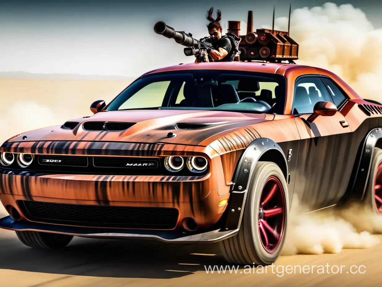 Mad-Max-Style-Dodge-Challenger-SRT-Hellcat-with-Armor-and-Weapons