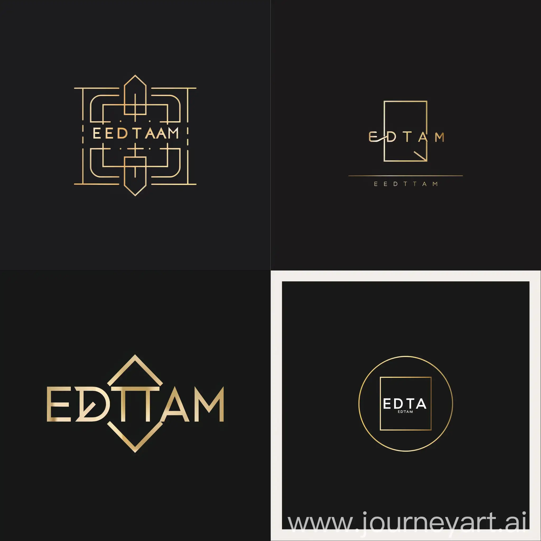 A simple minimalistic "EDTAM" logo