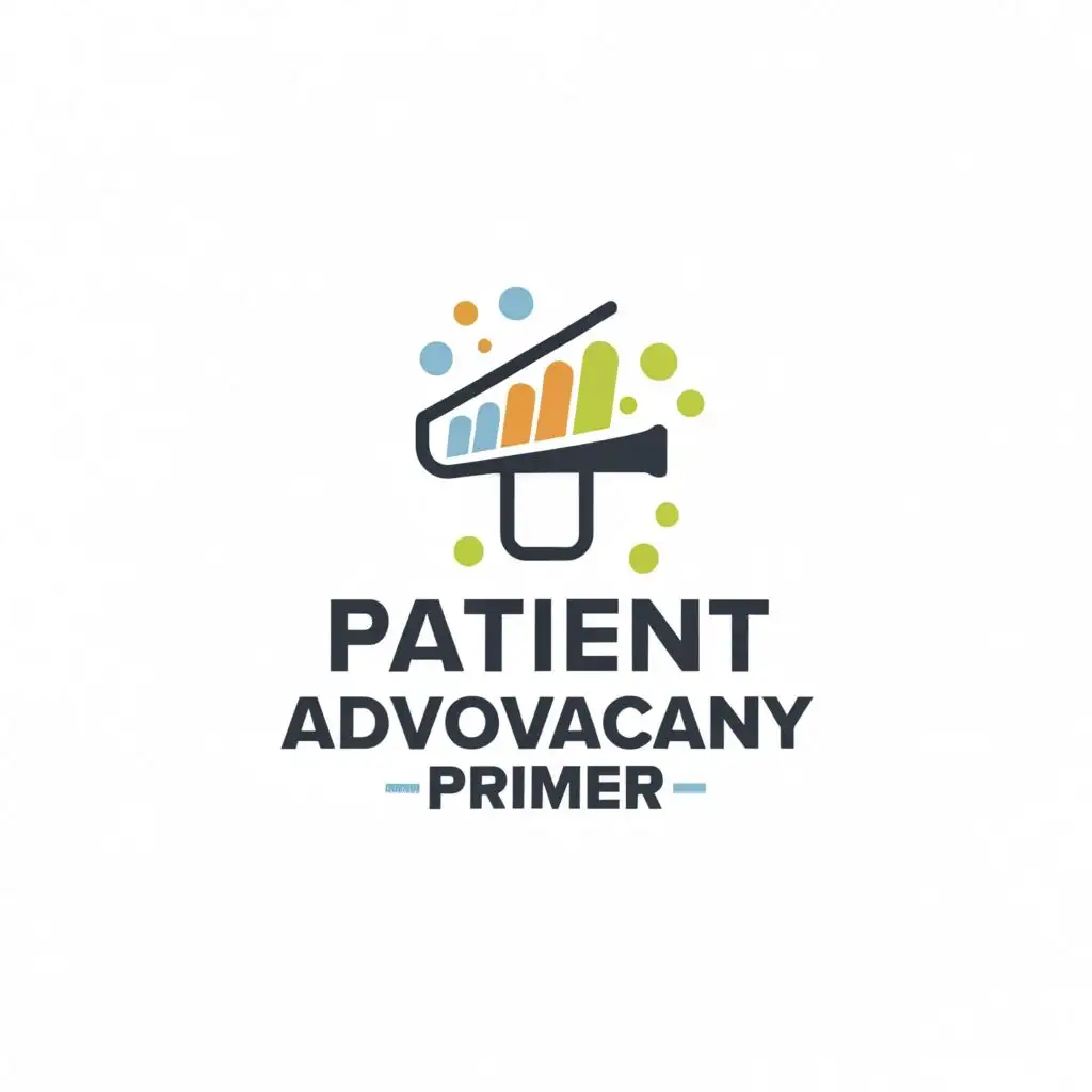 a logo design,with the text "Patient Advocacy Primer", main symbol:paint roller,Minimalistic,be used in Education industry,clear background
