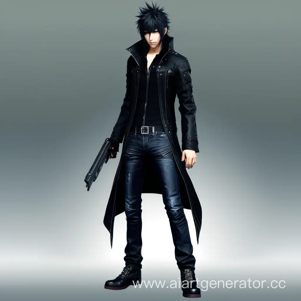 Fashionable-Adult-Noctis-Lucis-Caelum-in-Stylish-Black-Coat-and-Dark-Jeans