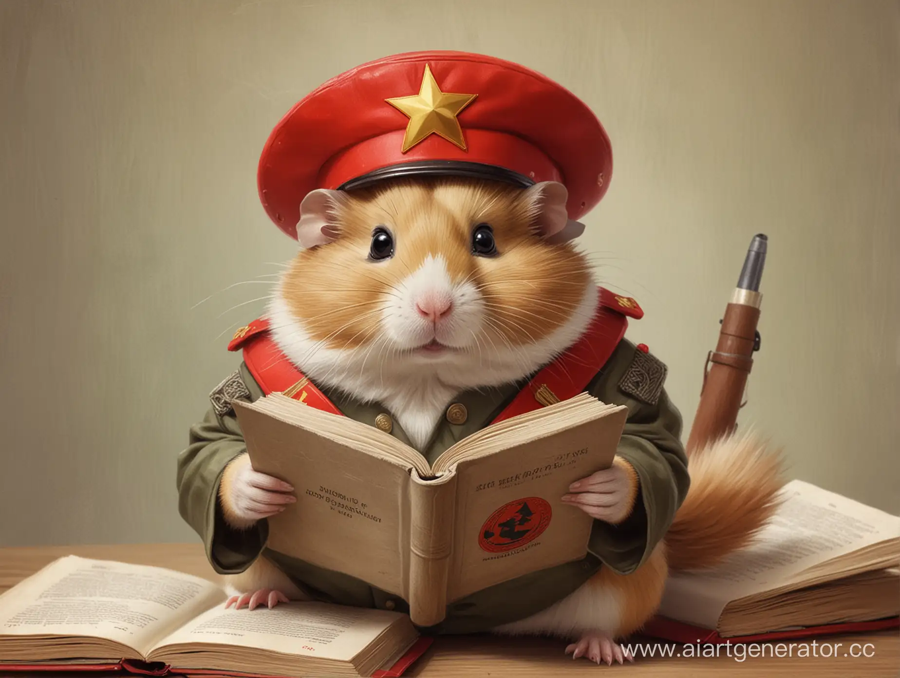 Soviet-Soldier-Hamster-Reading-Union-of-Soviet-Socialist-Republics