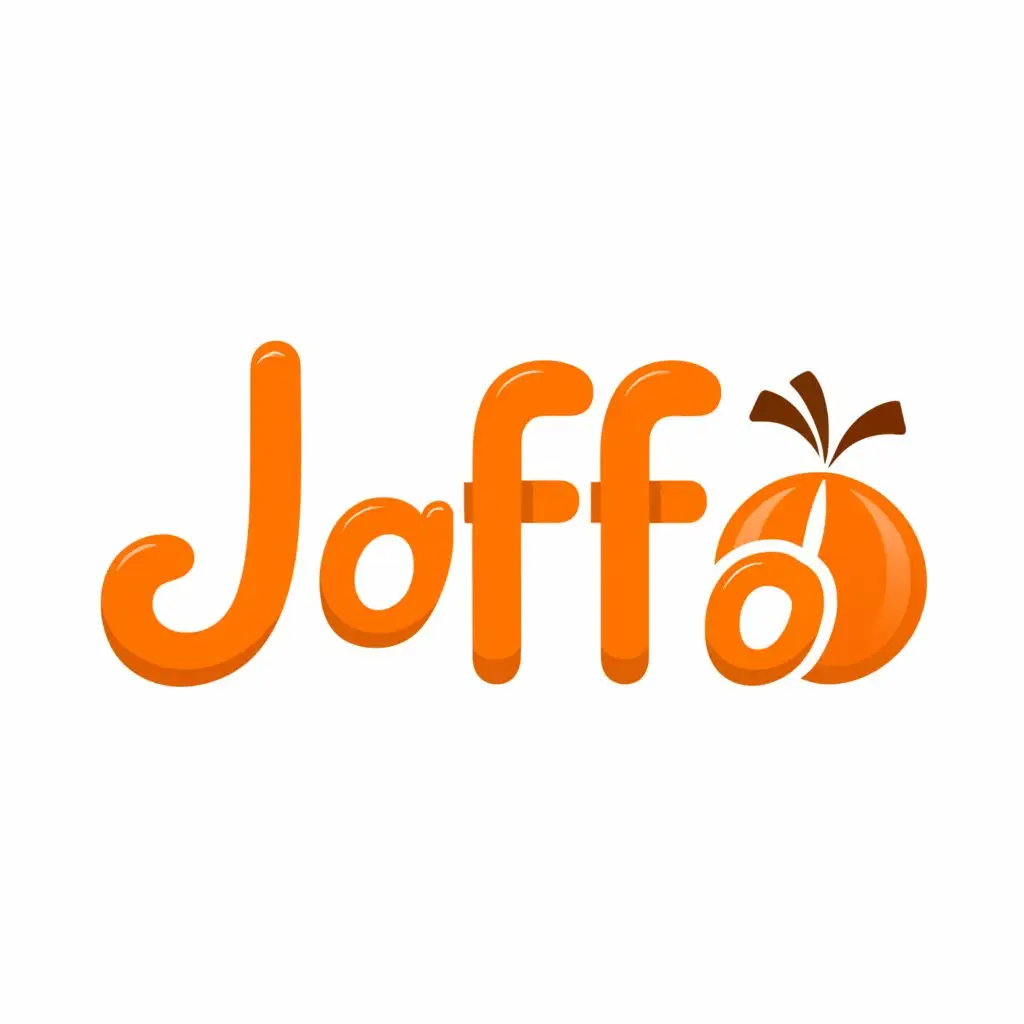 a logo design,with the text 'Jaffa', main symbol:Orange, Moderate, be used in Restaurant industry, clear background