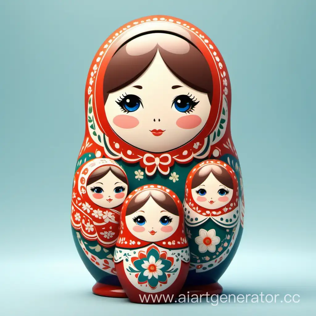 Family-Matryoshka-Dolls-in-Exquisite-Style