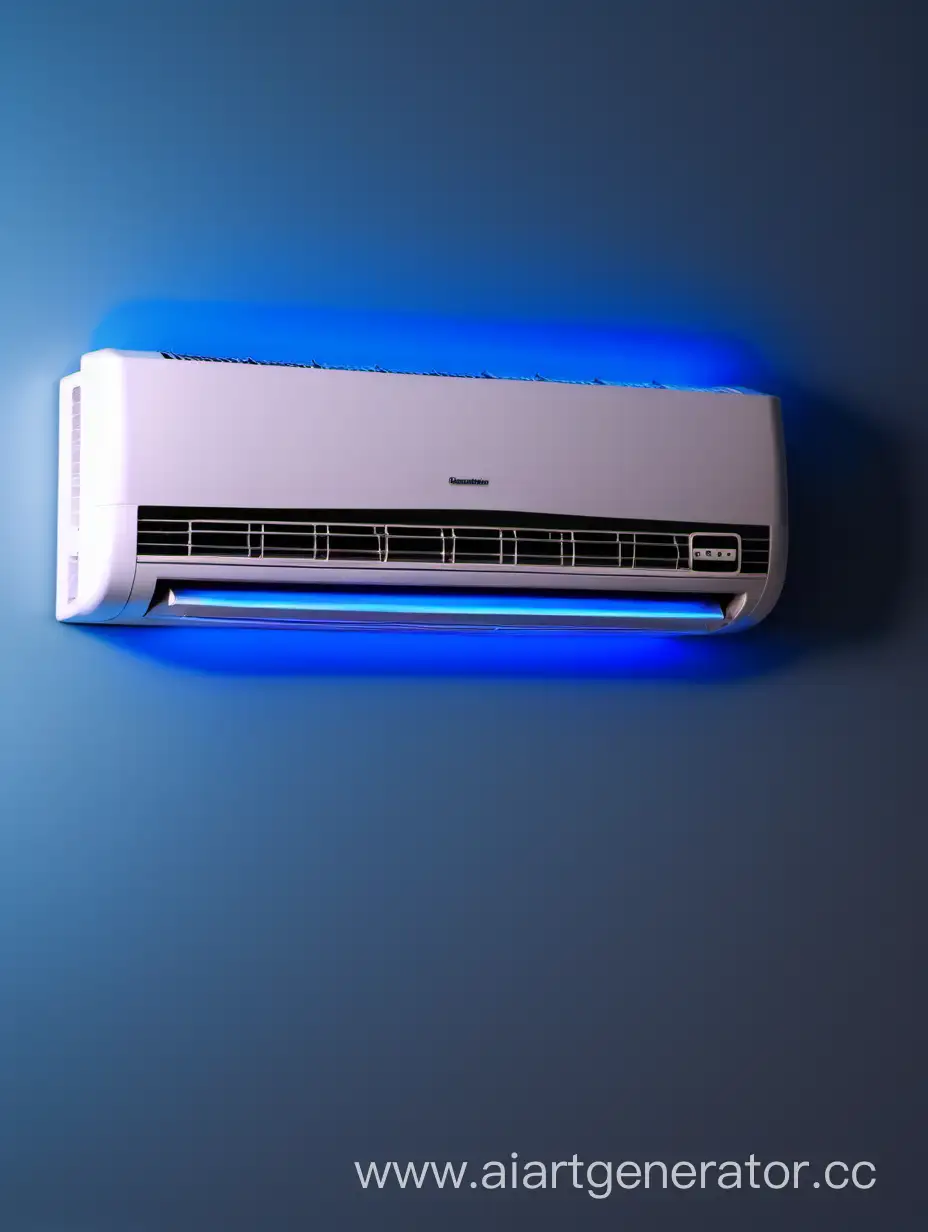 Blue-Neon-Flow-from-Wall-Air-Conditioner