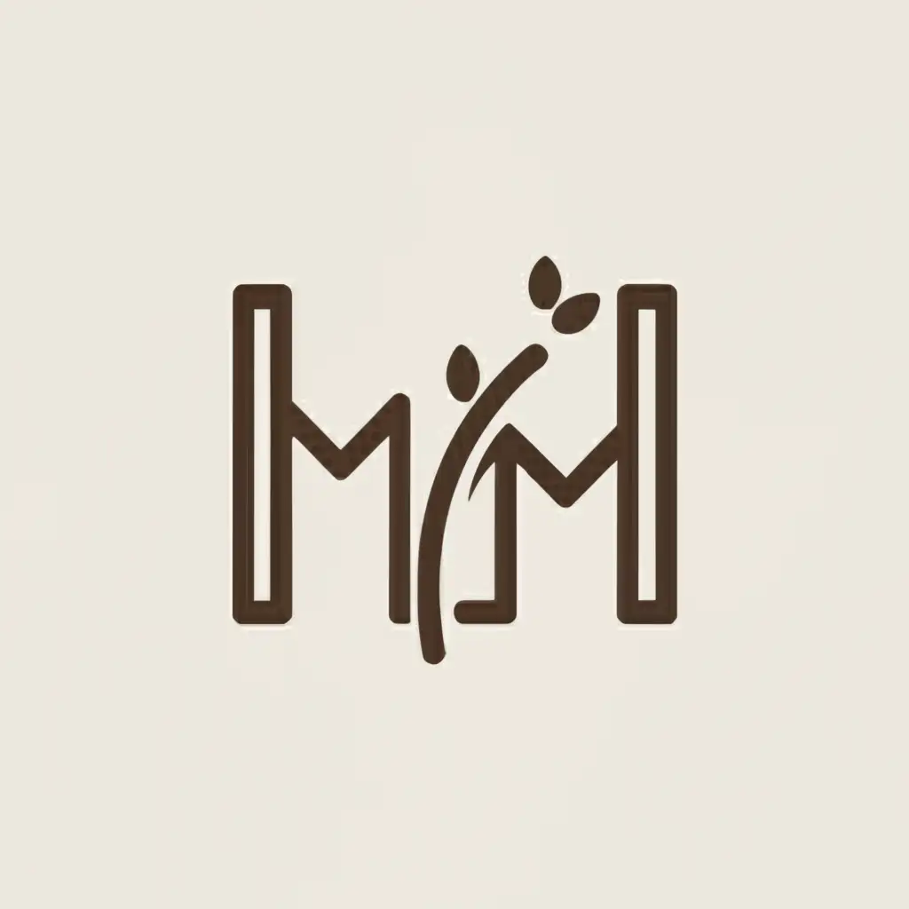a logo design,with the text "MN", main symbol:Tree,Moderate,clear background