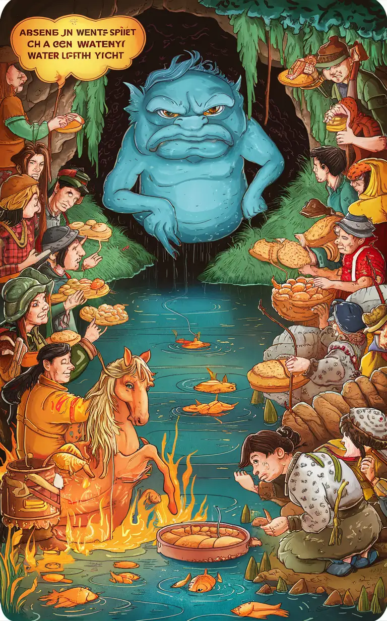 It was believed among the people that on April 16th the water spirit awoke. After awakening, the inhabitant of the water bodies was in a bad mood and constantly played tricks on people: either scaring away the fish or breaking the ice. Many traditions were associated with appeasing the water spirit because if it left for another body of water, fishermen would never see a catch. Therefore, offerings were made to the water spirit: both bread, porridge, and small fish. In some villages, they even sacrificed a horse to it, smeared it with honey, sprinkled it with oil, and set it on fire to appease the water spirit.