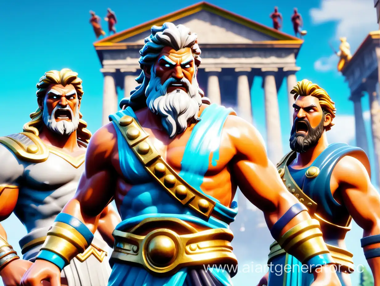Zeus-and-Poseidon-Angry-in-Colorful-Rome-Fortnite-Scene