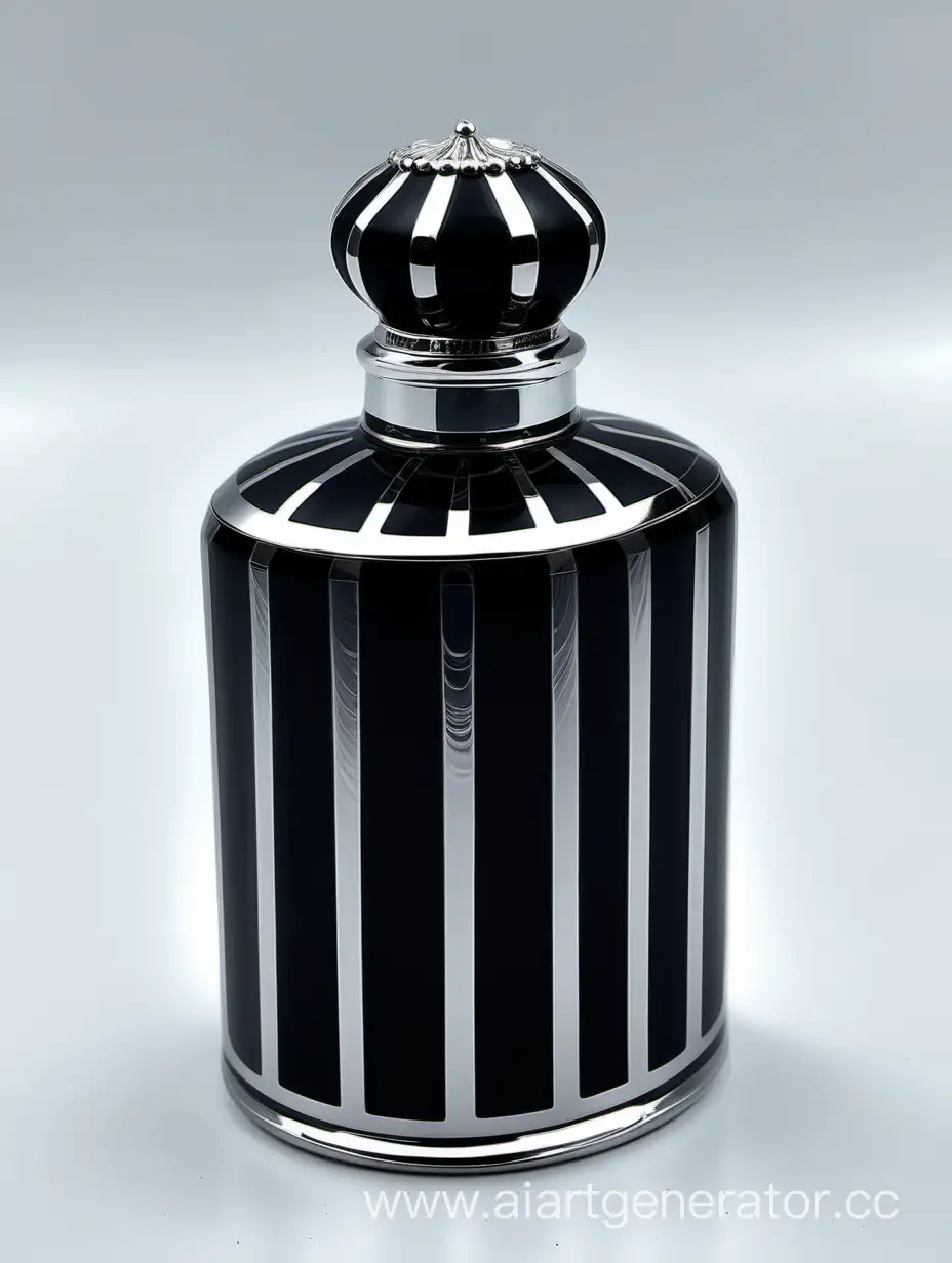 Elegant-Zamac-Perfume-Bottle-with-Decorative-Silver-Lines