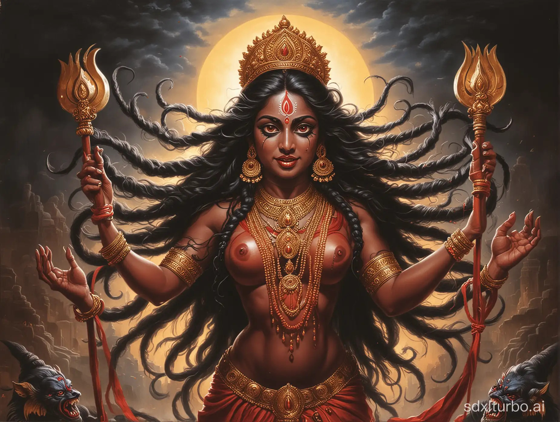 Powerful-Depiction-of-Maa-Kali-in-Reverent-Devotion