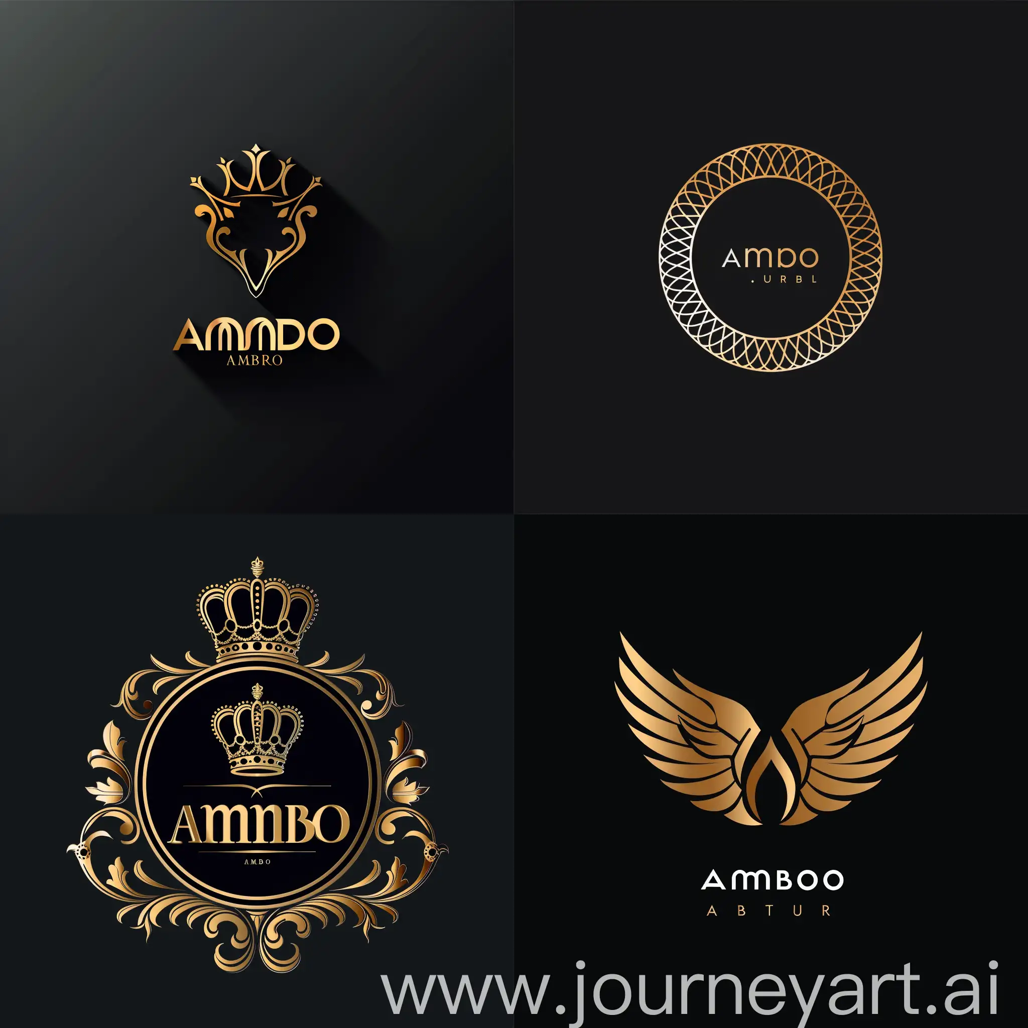 Ambro-Luxury-Logo-Design-with-Abstract-Geometric-Patterns