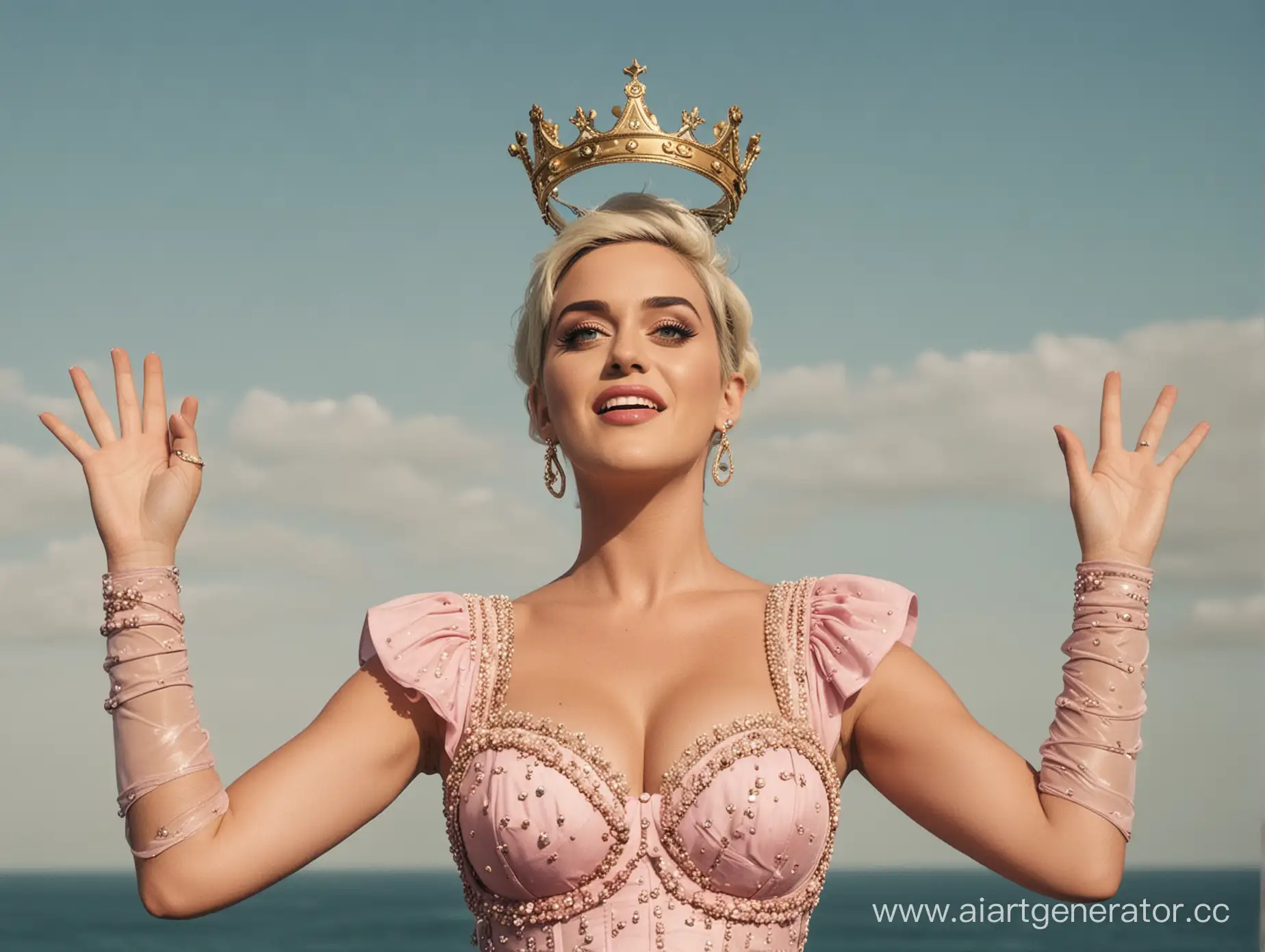 Katy-Perry-Reigning-Queen-of-the-World-in-Glittering-Majesty