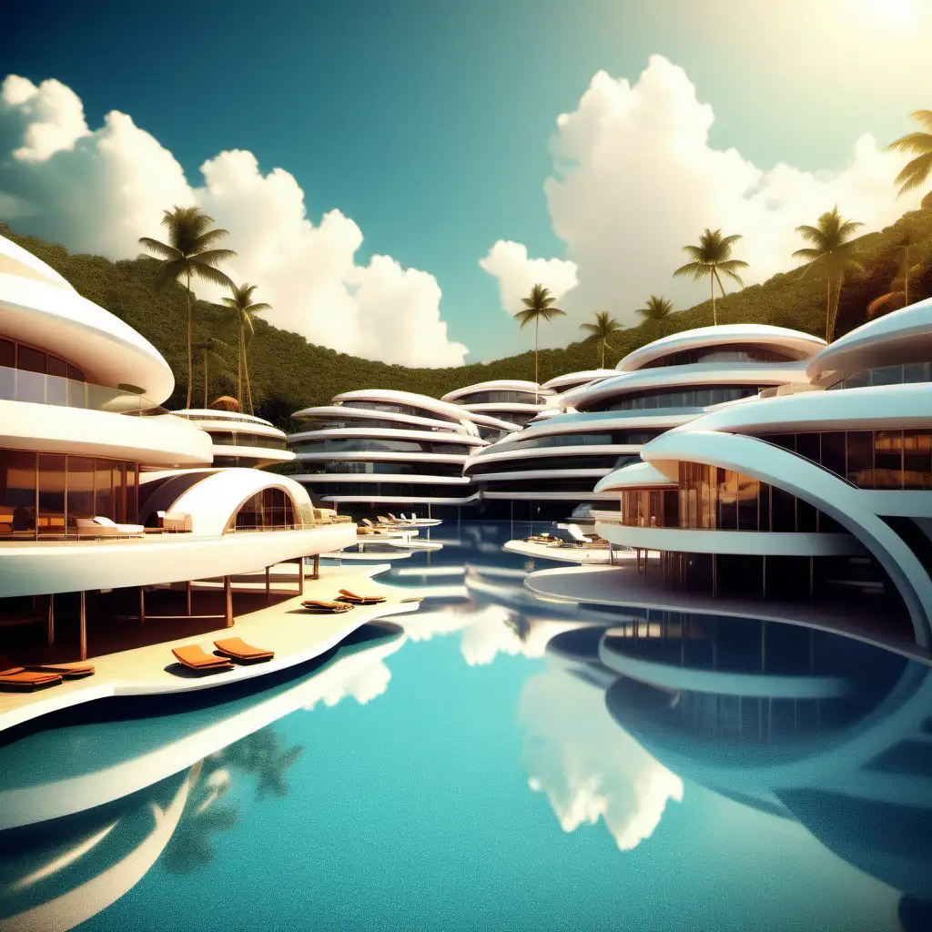 luxury interdimensional travel destination holiday resort crazy

