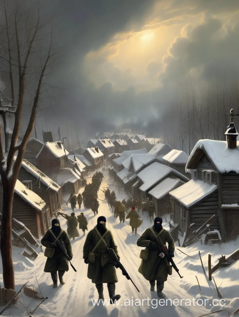  либералы подняли восстание против империи на фоне типичной русской деревни