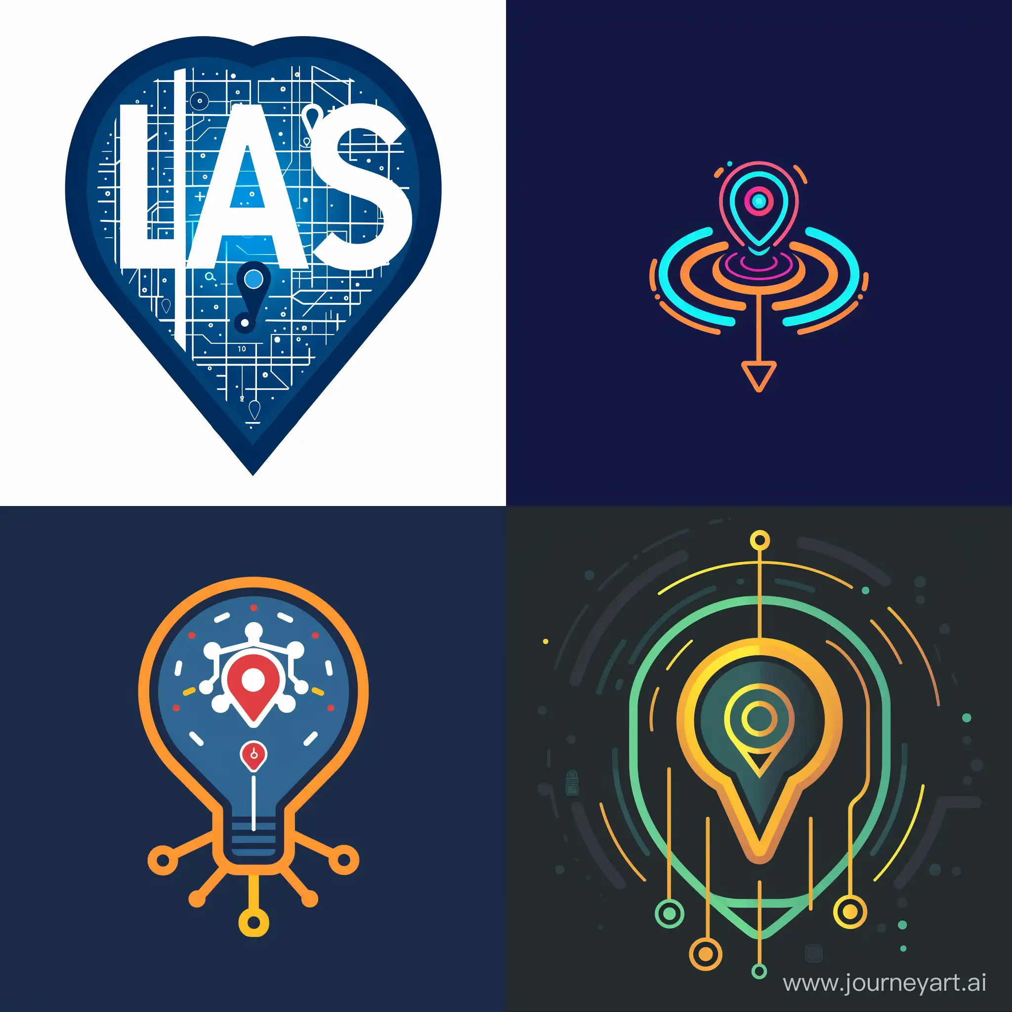 Futuristic-AI-GPS-Navigation-Logo-Design