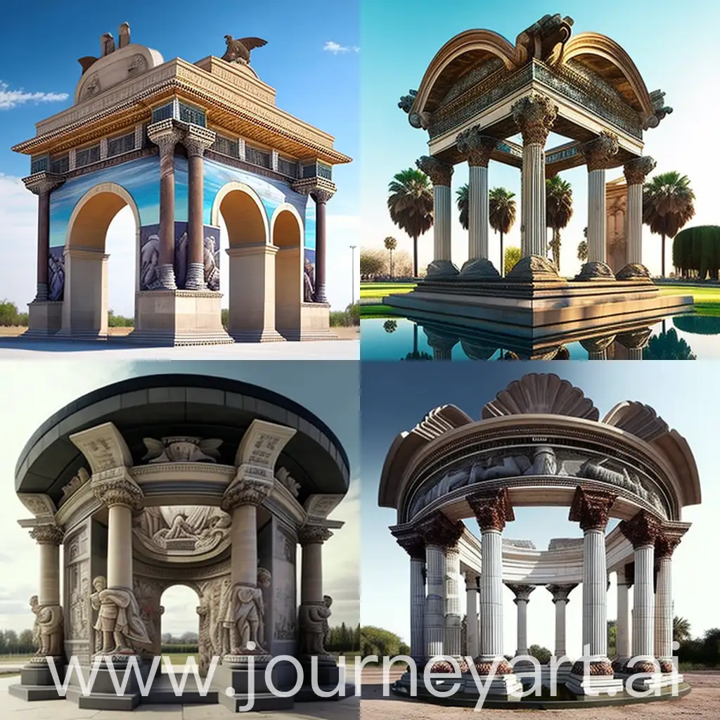 Historical-Empire-Portico-Sculpture-in-Imperial-Valley-Zapopan-Mexico