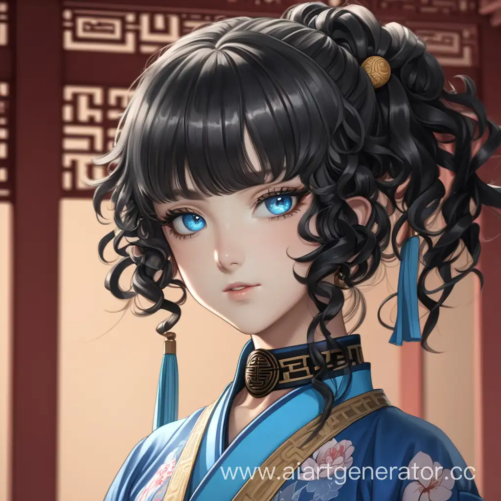 Elegant-Anime-Girl-in-Ancient-Chinese-Attire-with-a-Stylish-Choker