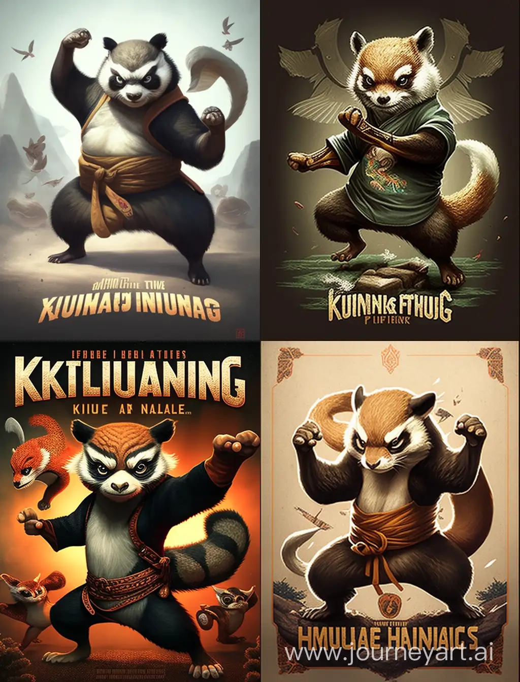 Kung fu animals
