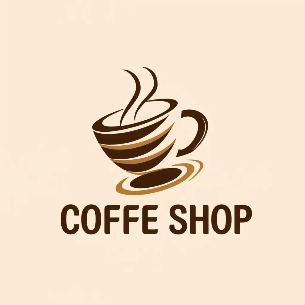 a logo design,with the text "Coffee shop", main symbol:long cup with cold coffee,Moderate,clear background