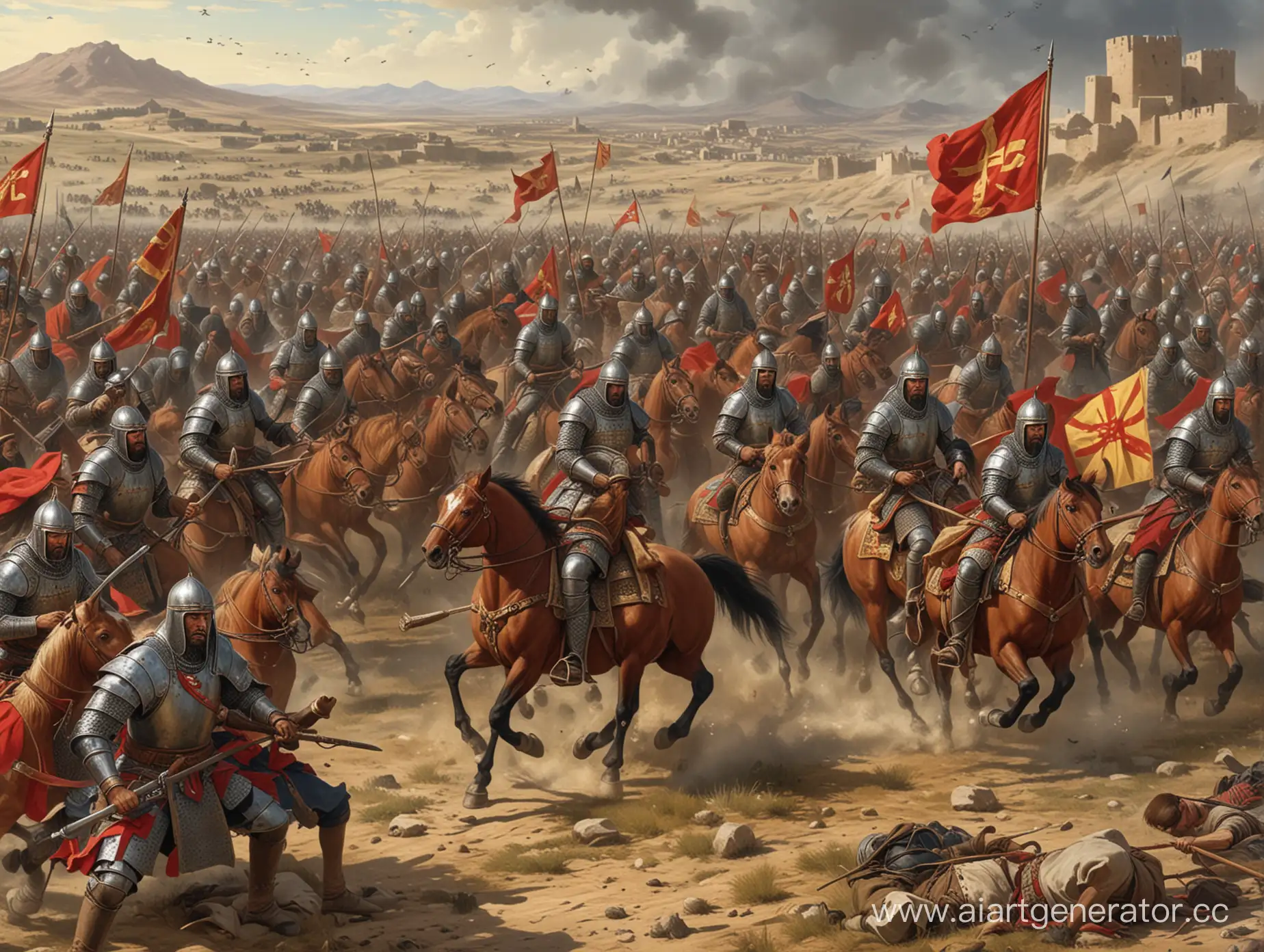 Catastrophe: crusaders and Mongols.
