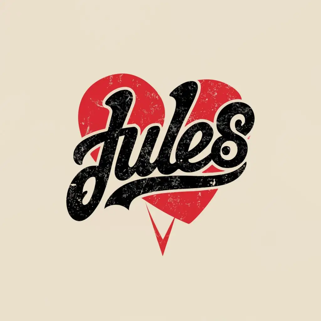 a logo design,with the text "Jules", main symbol:Punk,Moderate,clear background