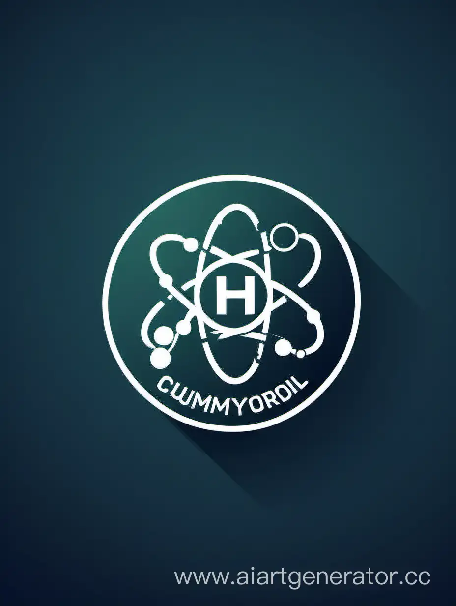 Cumyl-Hydroperoxide-Molecular-Logo-Design
