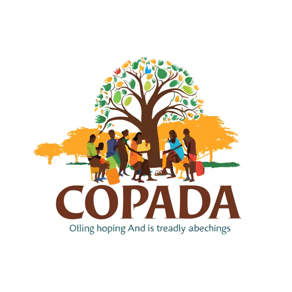 LOGO-Design-For-Copada-African-Gathering-Symbolized-by-Tree-Discussion