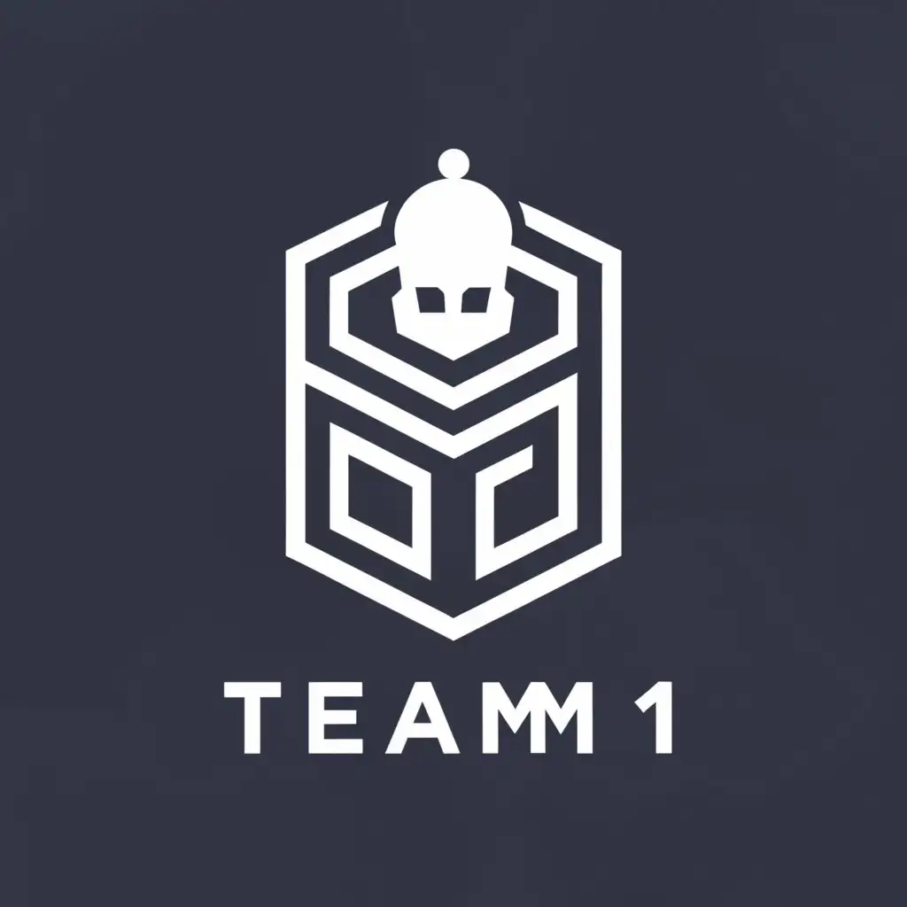 a logo design,with the text "Team 1", main symbol:automation,Moderate,be used in Technology industry,clear background