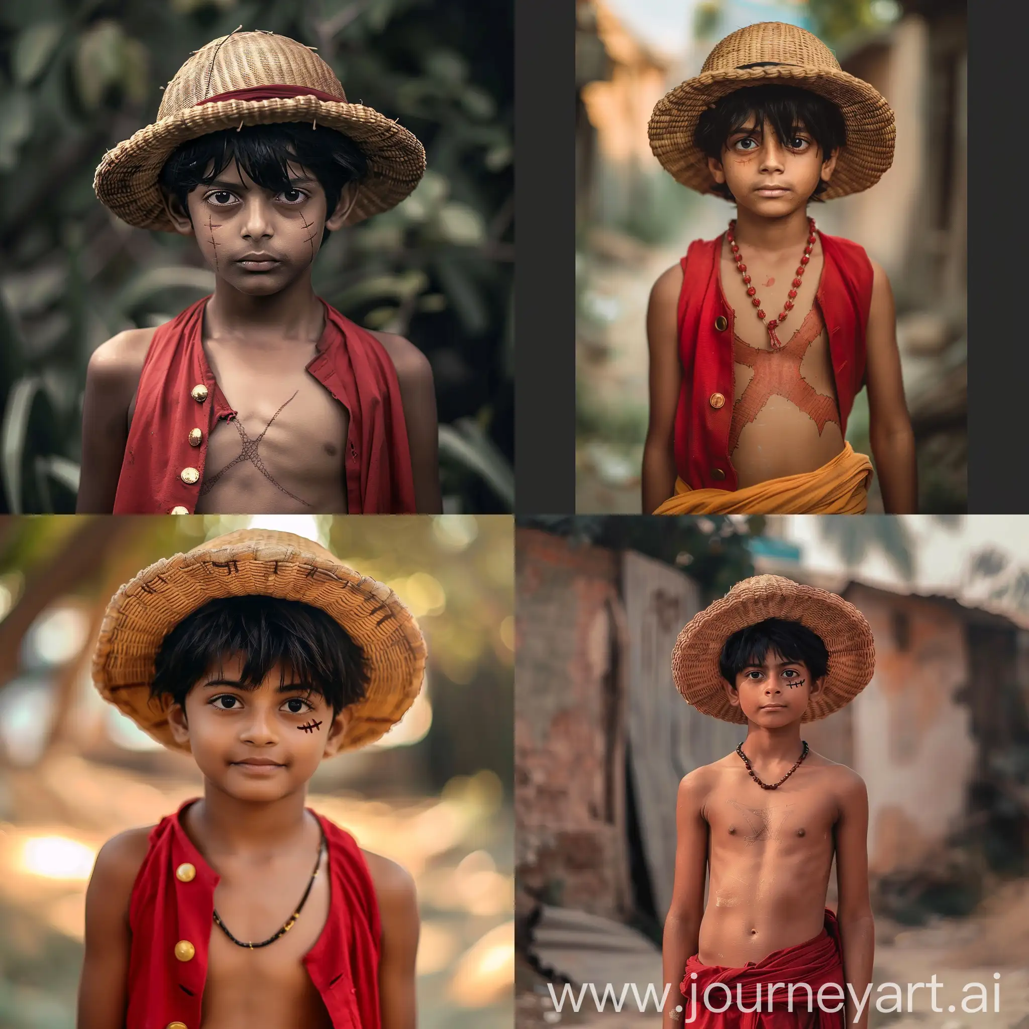 Realistic-Indian-Boy-Cosplaying-as-Monkey-D-Luffy