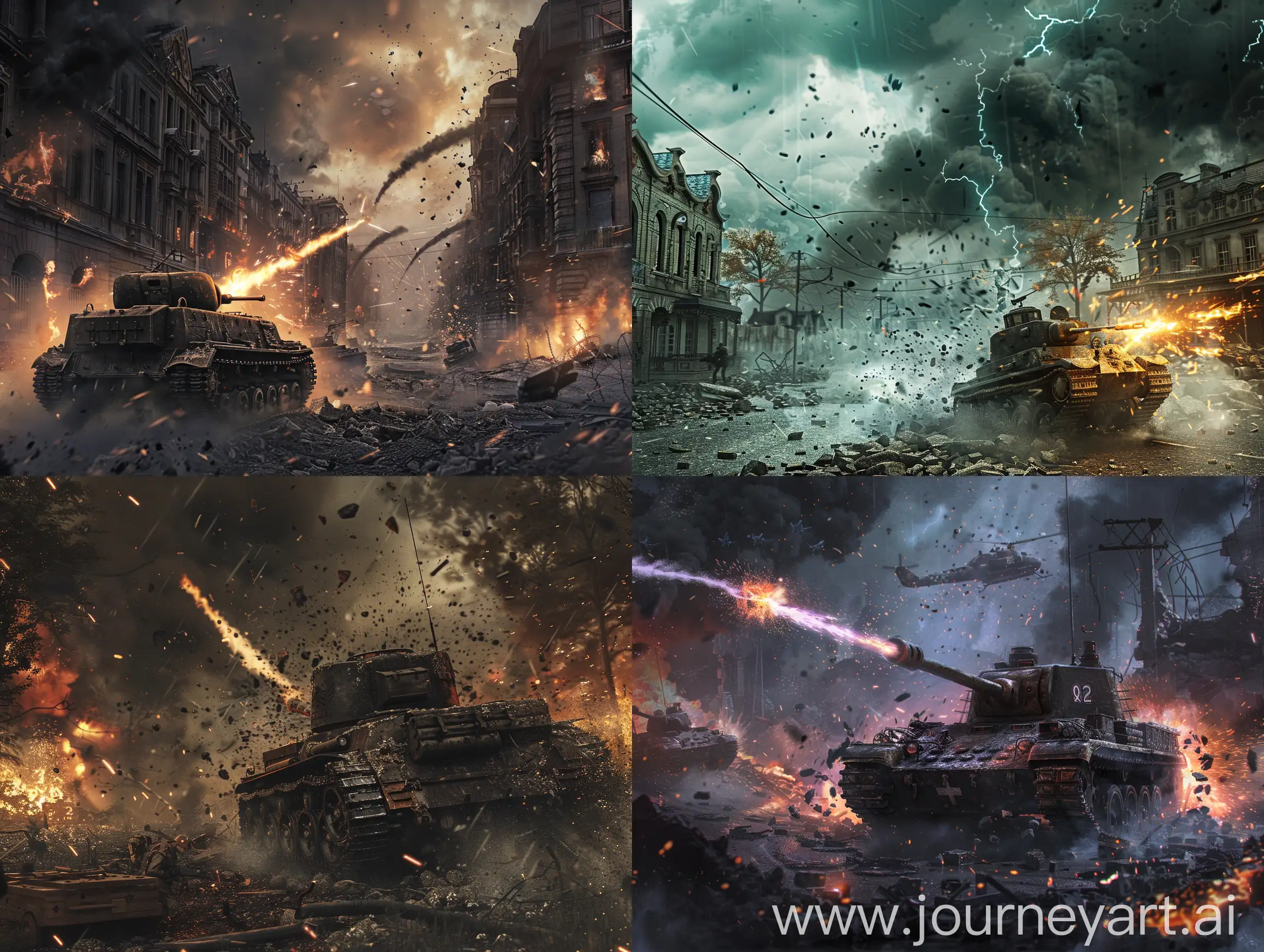 Magical-Tank-Battles-in-World-War-II-Cinematic-Destruction-Scene
