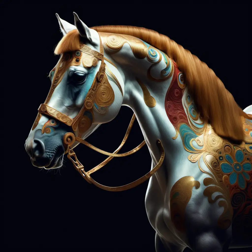 
Happy horse day, horse piaff , colorist, Klimt style, intricate , elegance, cinematic style