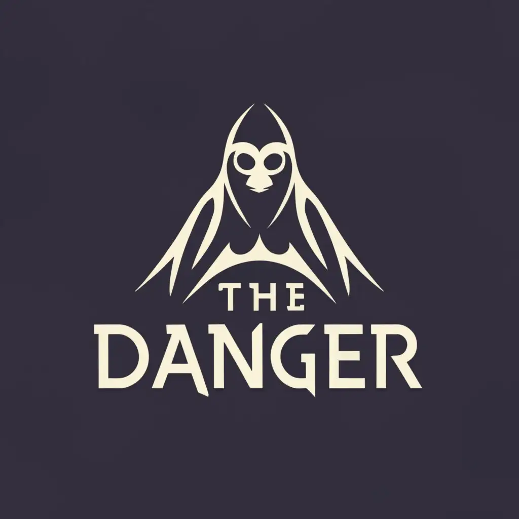 a logo design,with the text "The Danger", main symbol:a ghost,Moderate,clear background