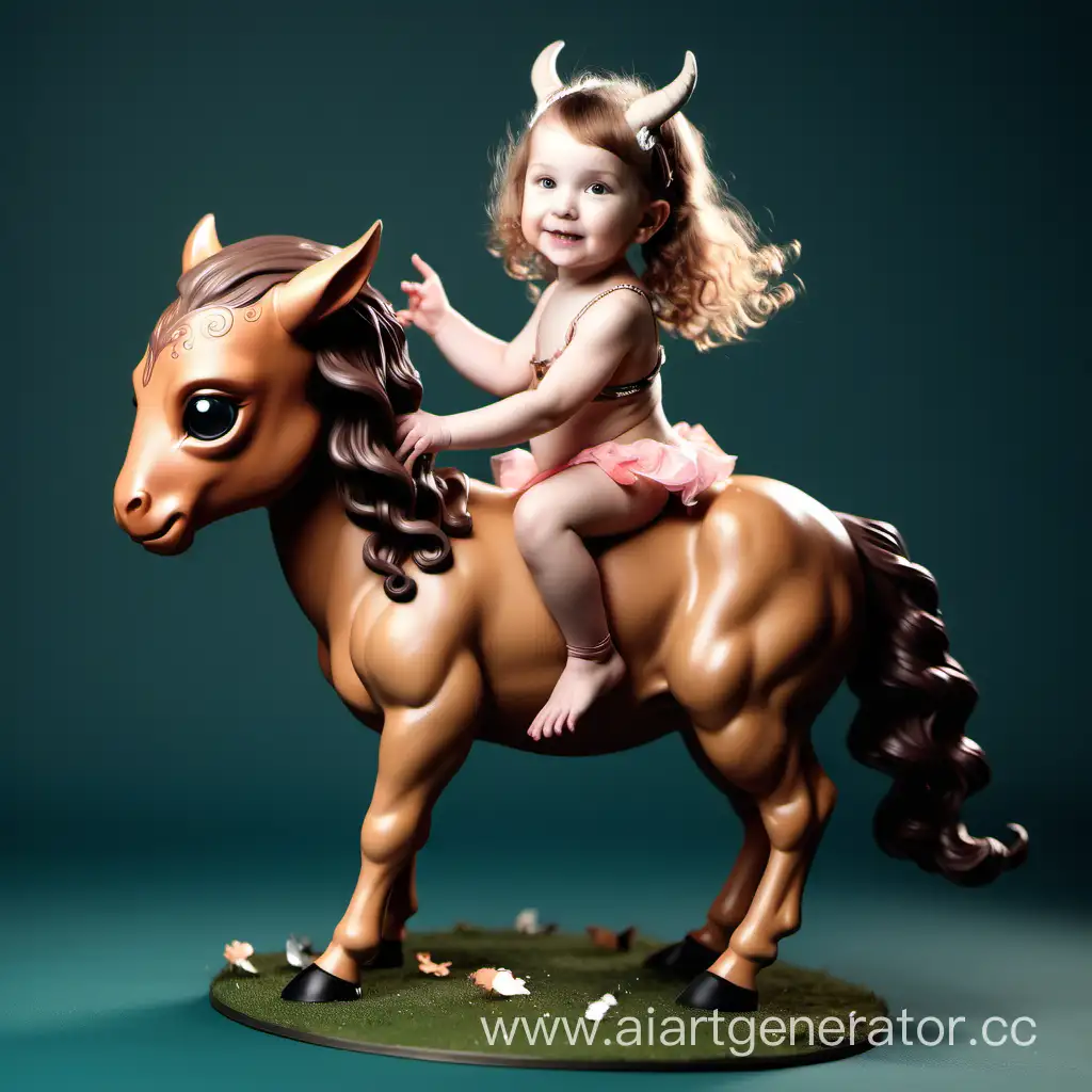 Adorable-Little-Girl-Centaur-Exploring-Enchanted-Forest