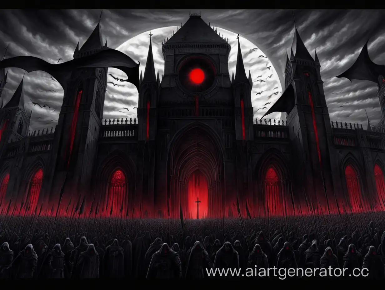 Gothic-Temple-Dark-Army-with-Red-Eye-Banners-and-Eclipse
