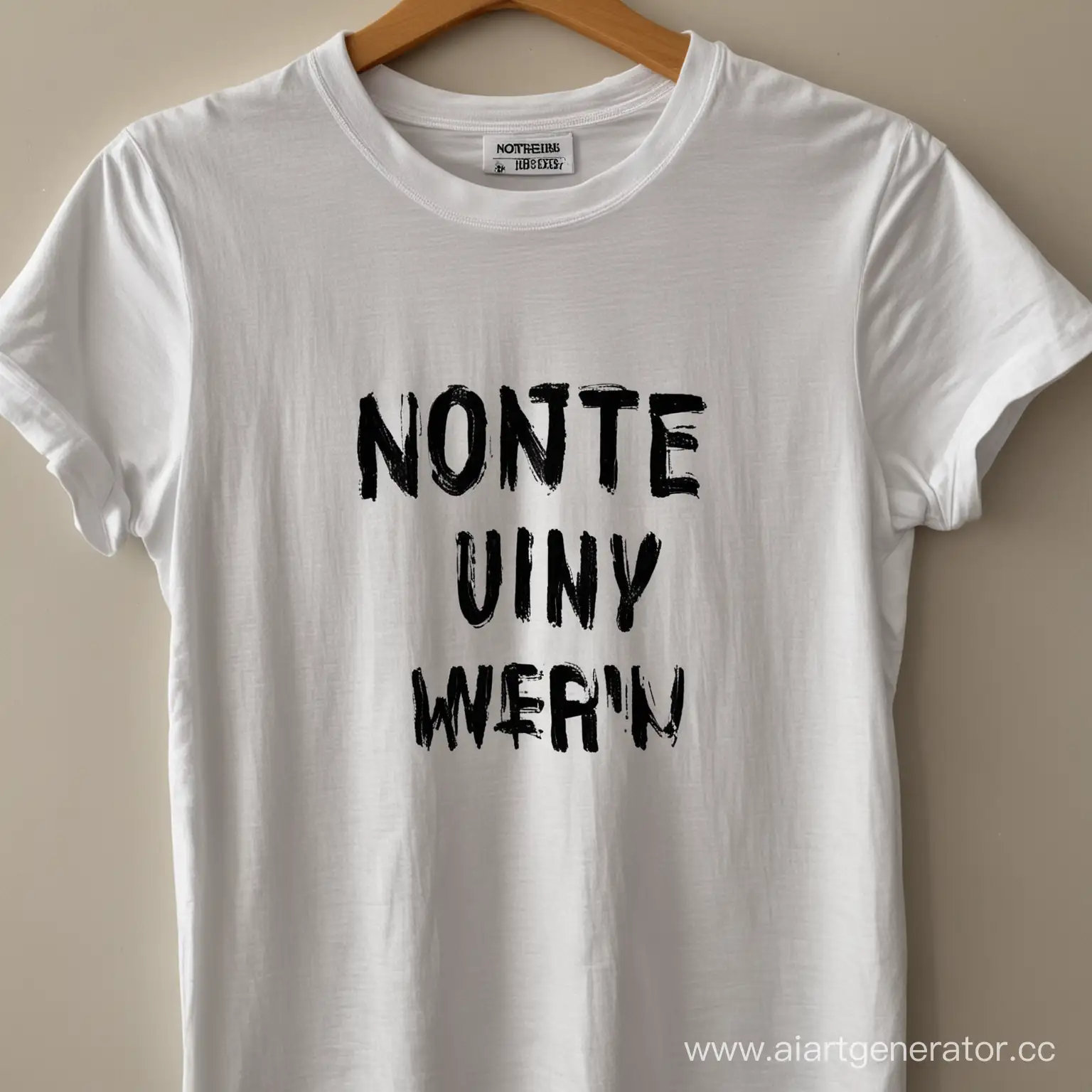 White-TShirt-with-Bold-Text-Print-Hanging