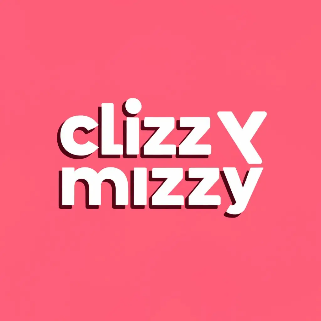 a logo design,with the text "ClizZyMizZy", main symbol:funny but simple,Minimalistic,clear background