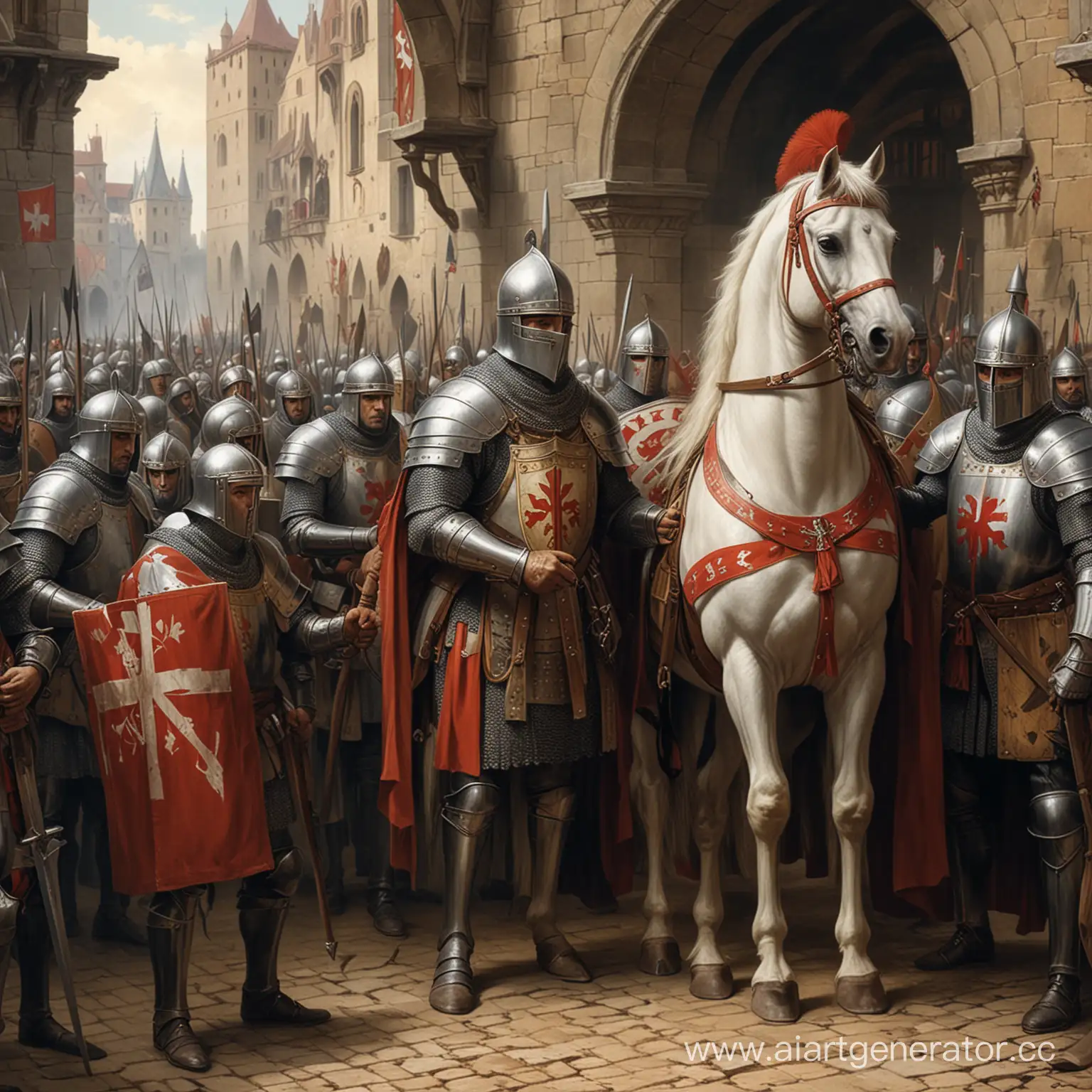 Medieval-Ceremony-Polish-Knights-Admitted-into-the-Order