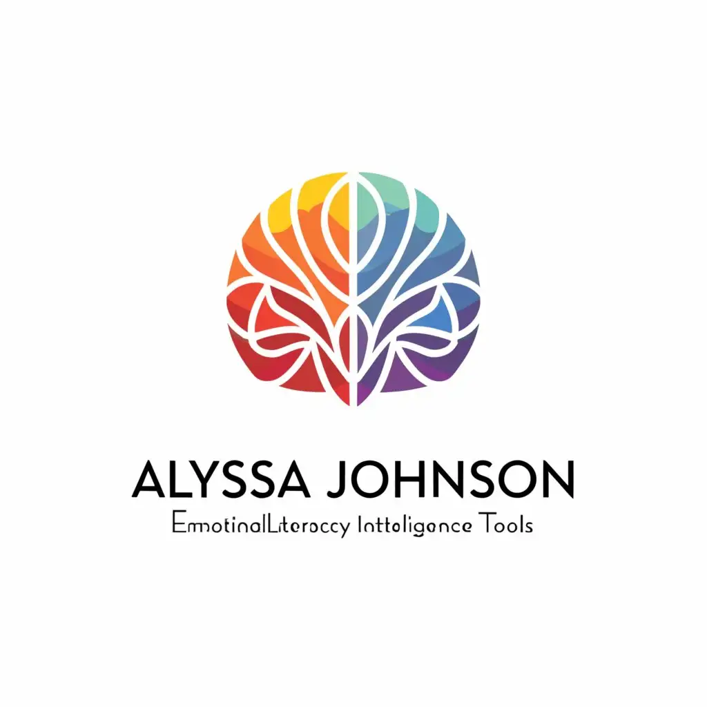 a logo design,with the text "Alyssa Johnson", main symbol:racial literacy, emotional intelligence, and neuroscience tools for transformation in the legal profession,Moderate,be used in Education industry,clear background