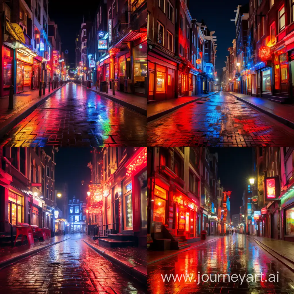 Vibrant-Nightlife-in-Red-Light-District-Amsterdam