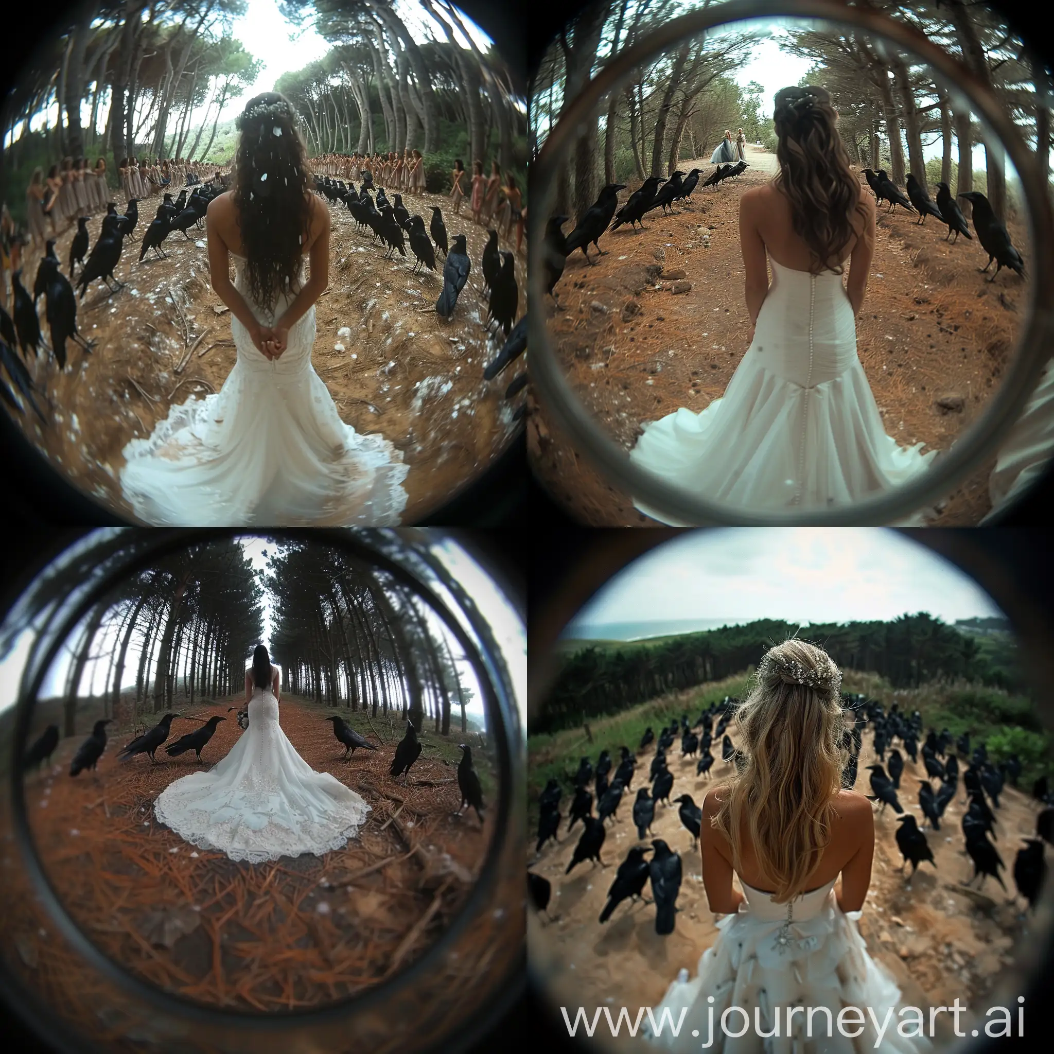 Enchanting-Forest-Bride-Surrounded-by-Crows-Mystical-Fantasy-Scene