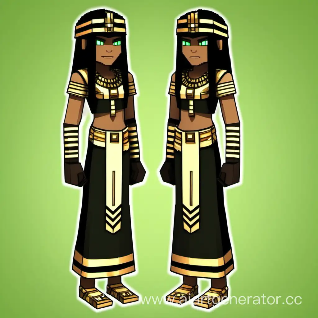 Egyptianthemed-Minecraft-Skin-in-Khaki-Inspired-by-Lololoshkas-Thirteen-Fires