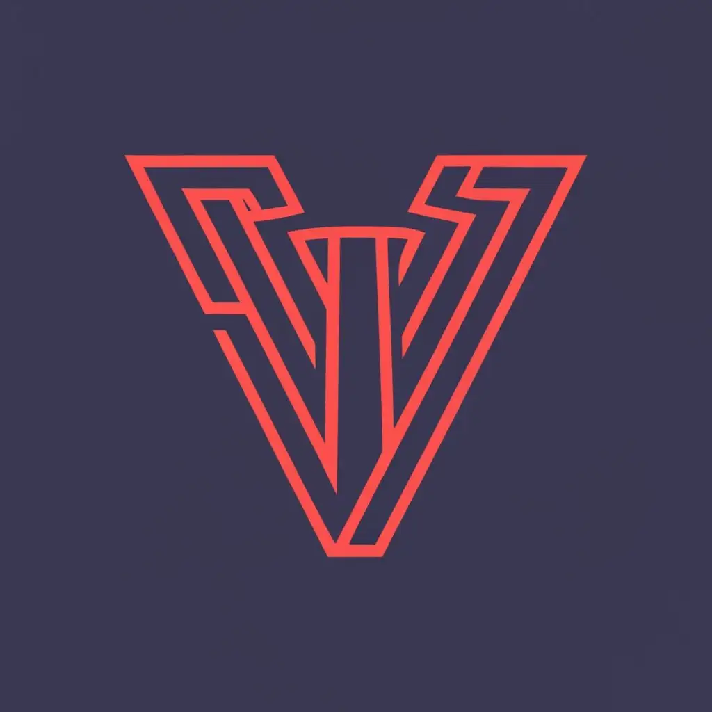 LOGO-Design-For-Vortex5-Striking-Black-and-Red-Typography-with-Roman-Numeral-V