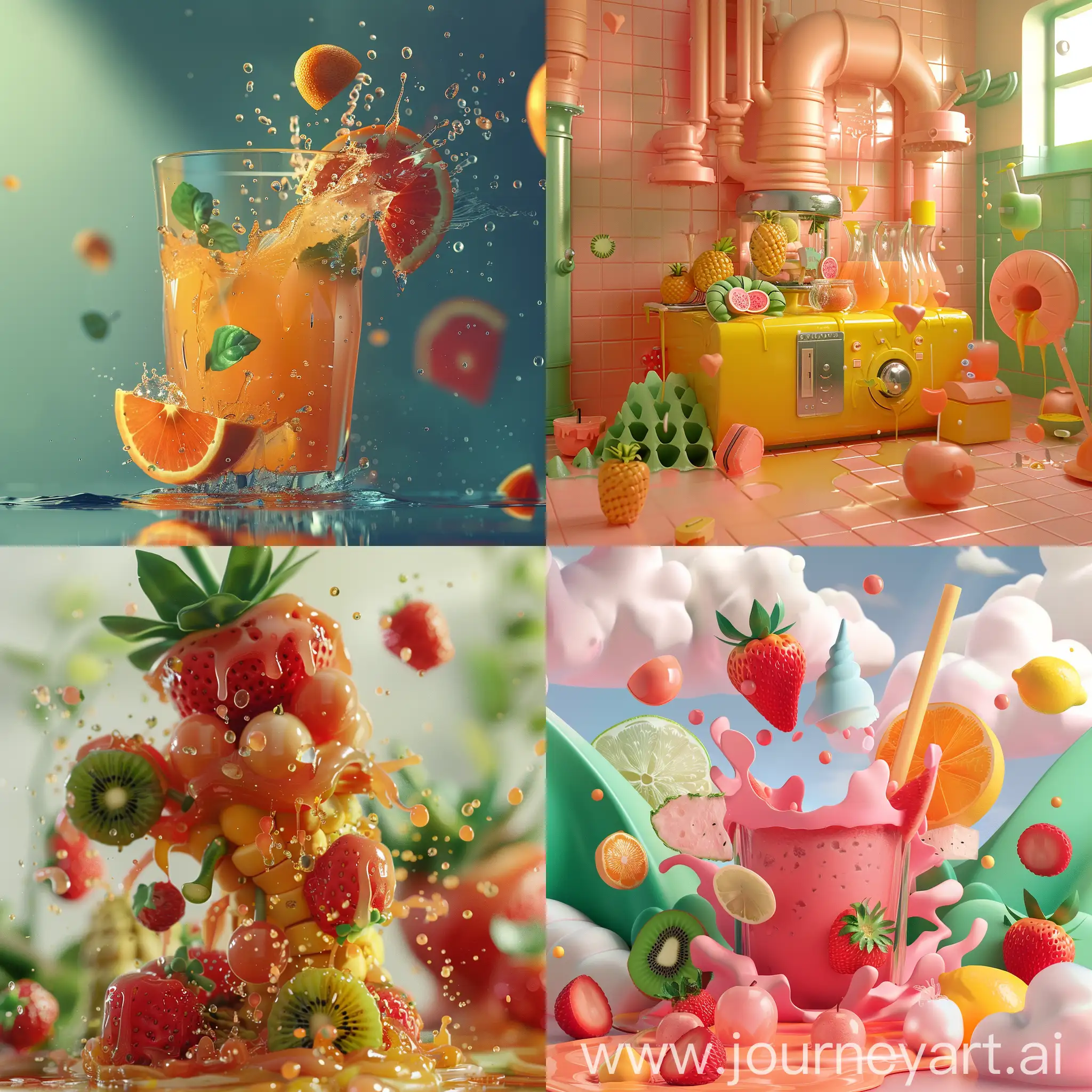 Colorful-Juice-Fountain-Vibrant-3D-Animation