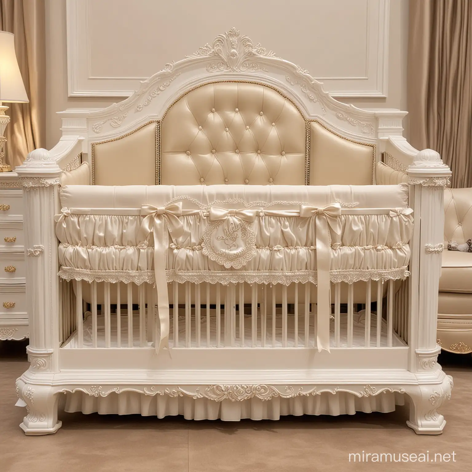 Luxurious Billionaire Baby Crib Opulent Comfort for Elite Infants