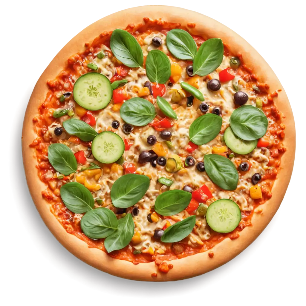 Veg-Overflowing-Pizza-PNG-A-Feast-for-the-Eyes-and-Palette