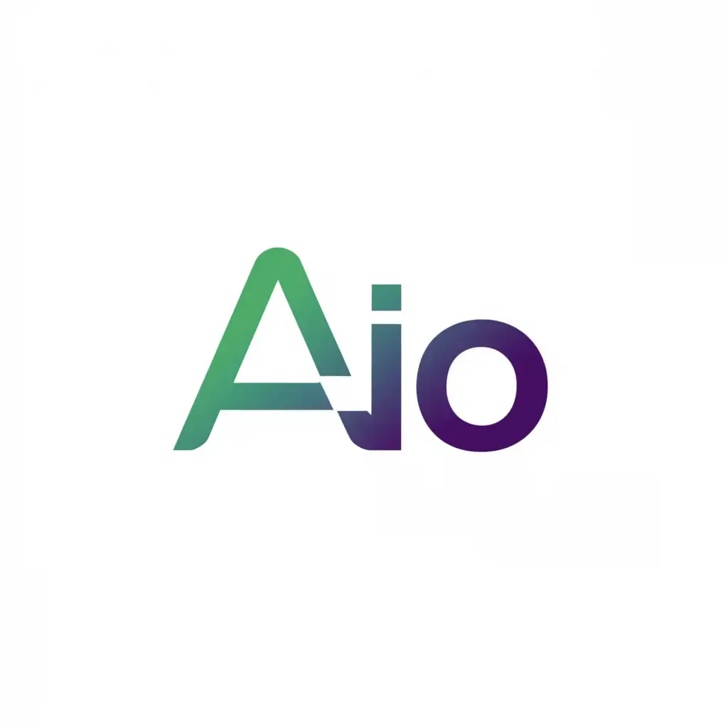 a logo design,with the text "AIO", main symbol:Paper glass plate disposable products amking company logo,Moderate,clear background