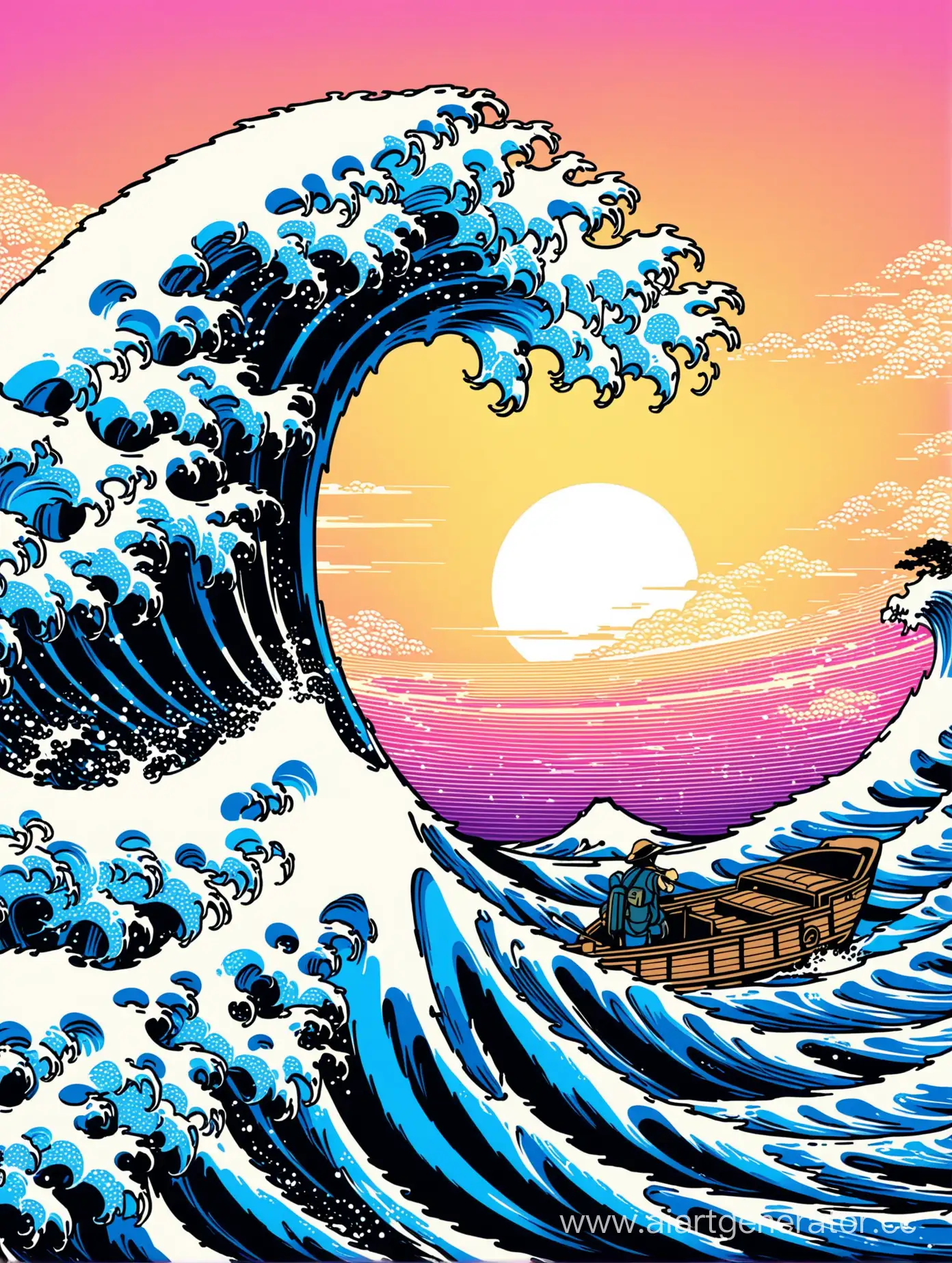 Psychedelic-Interpretation-of-The-Great-Wave-off-Kanagawa