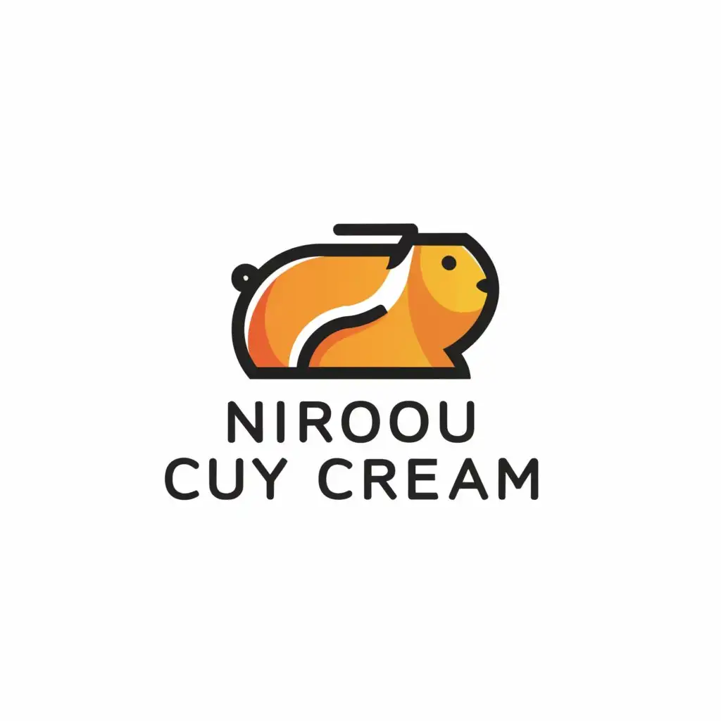 a logo design,with the text "Nitrocuycream", main symbol:A guinea pig,Moderado,be used in Otros industry,clear background