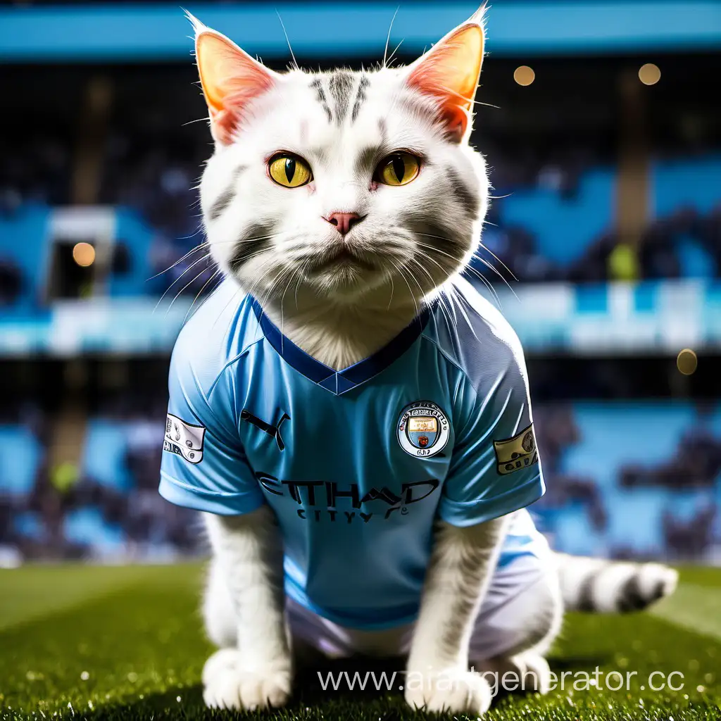 Cat-Wearing-Manchester-City-Football-Kit